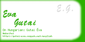 eva gutai business card